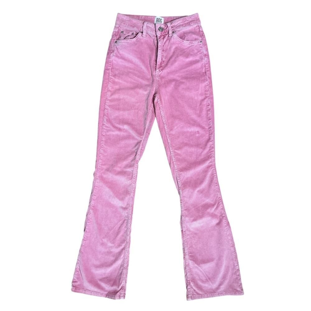 BDG Pink Corduroy Flare Pants Size 26